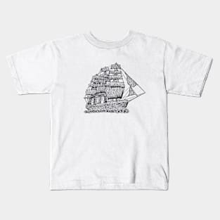 Sailing ship Kids T-Shirt